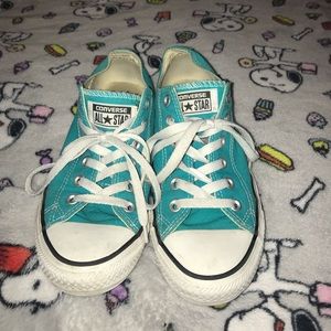 turquoise converse